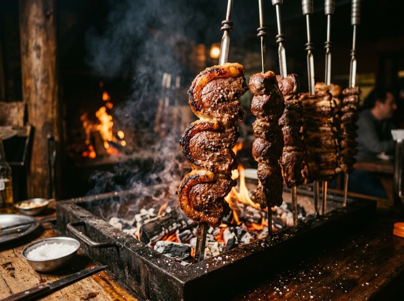 Parrilla: Rodizio brasileño