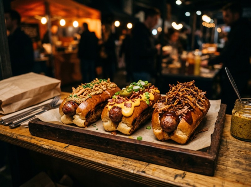Parrilla: Hot Dogs Gourmet